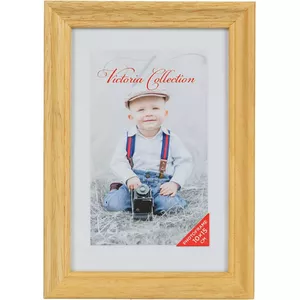 Photo frame Victoria Collection Photo frame 10x15 cm natural wood finish