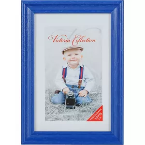 Photo frame Victoria Collection Memory 10x15 cm blue – tabletop/portrait display