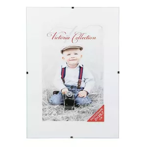 Photo frame Victoria Collection Clip A4 21×29.7 cm — glass front, metal clip