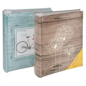 Photo album Poldom BB 10x15 cm for 300 photos, model M-2, assorted covers