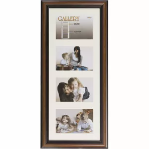 Photo frame Victoria Collection Ema Gallery 20x50 cm brown — wall or tabletop frame