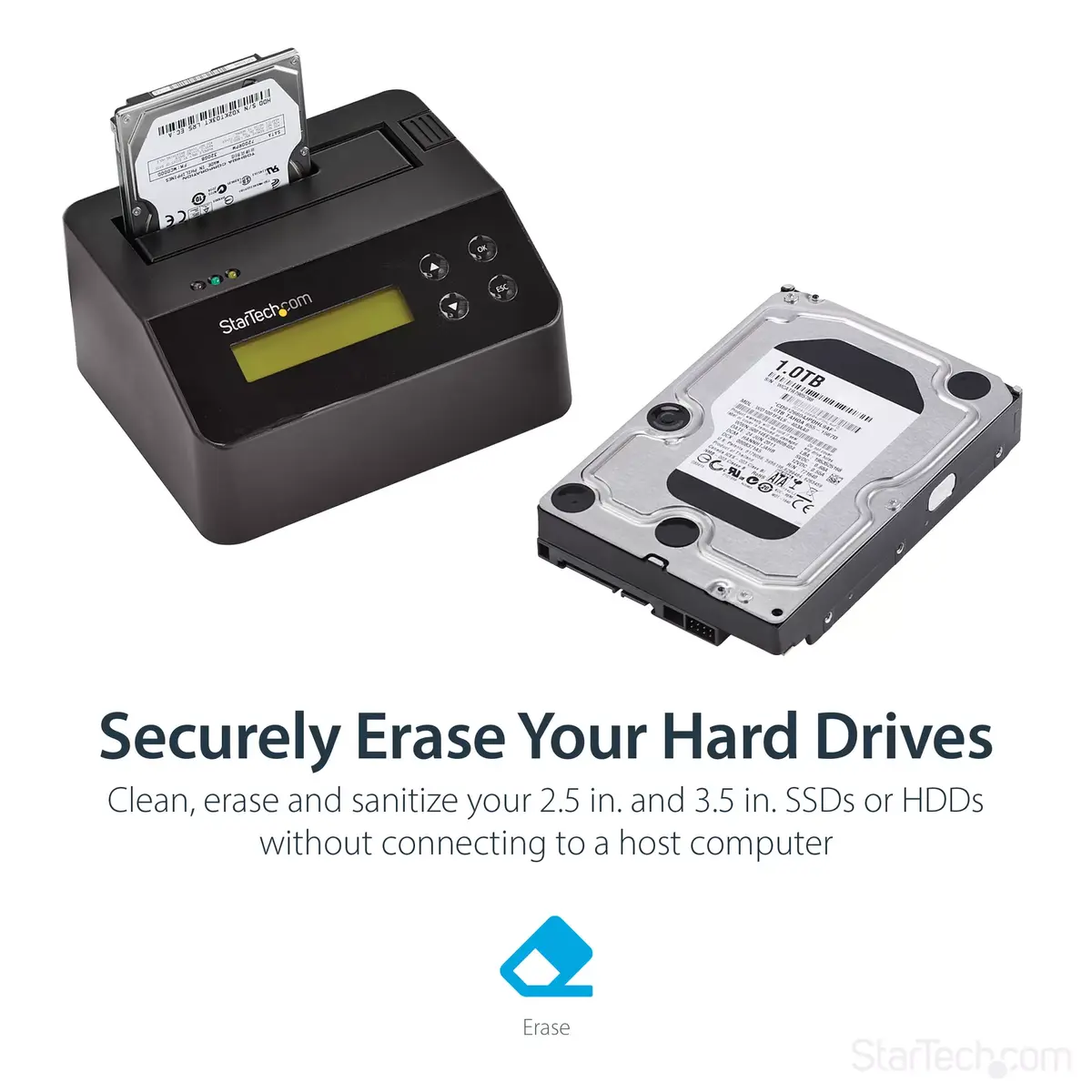 Disk drive eraser StarTech.com SDOCK1EU3P Photo 4