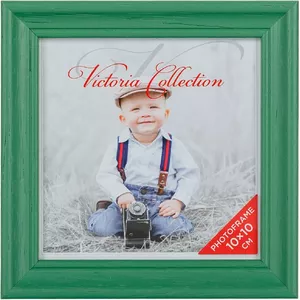 Photo frame Victoria Collection Memory 10x10 cm green — tabletop/wall-mounted frame for 10×10 photos