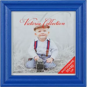 Foto rāmis Victoria Collection Memory 10x10 cm zils — galda un sienas stiprinājumam
