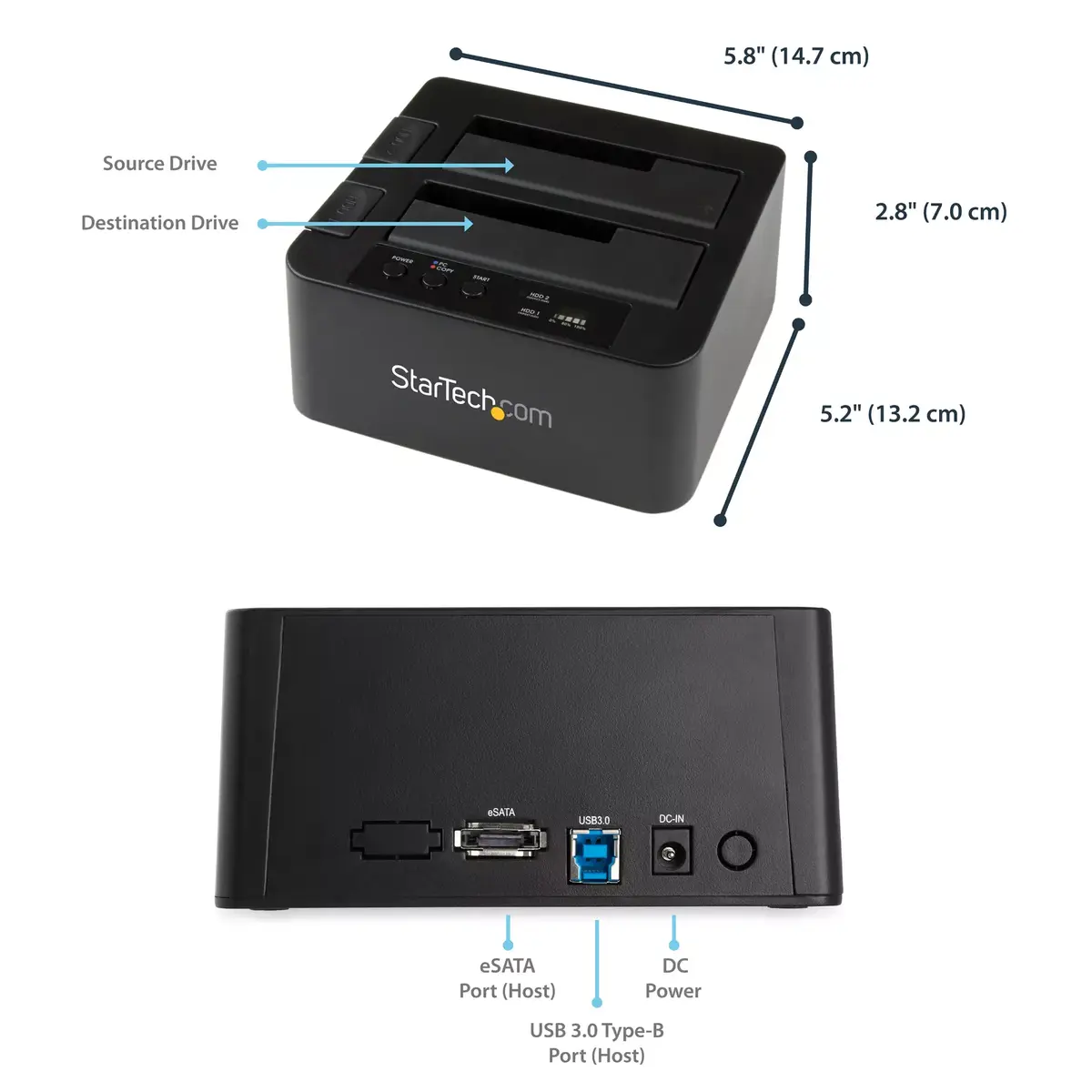 Дубликатор жестких дисков StarTech.com SDOCK2U33RE Photo 7