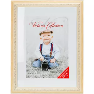 Photo frame Victoria Collection Seoul 30x40 cm beige — wall or tabletop frame