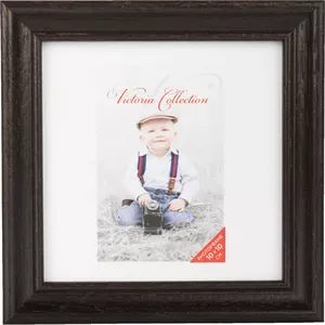 Фоторамка Victoria Collection Memory 10x10 см черная — квадратная настольная/настенная рамка