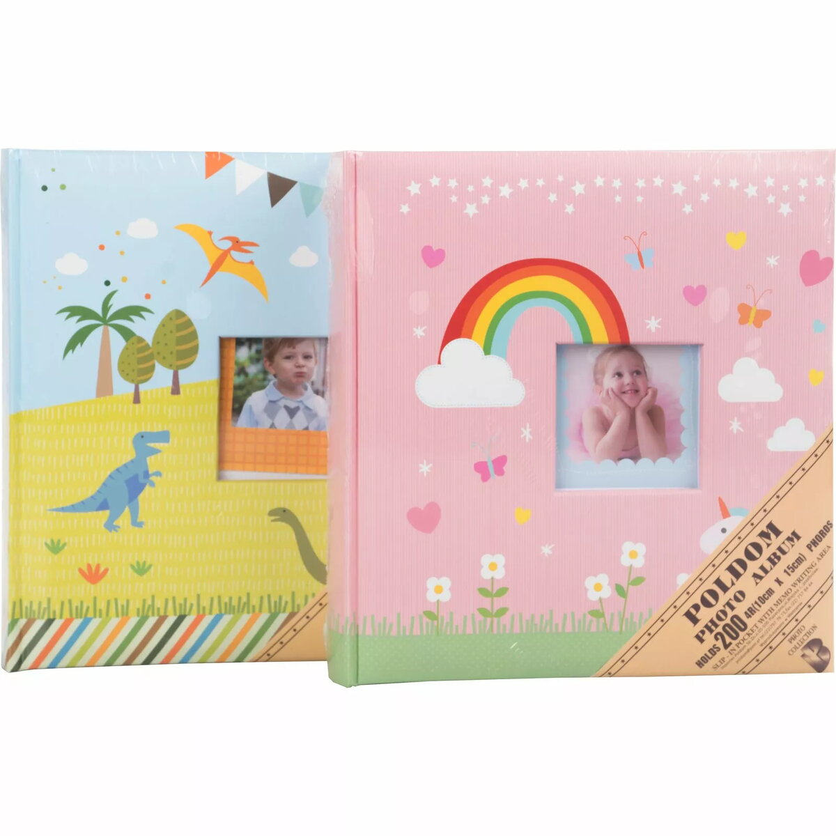 Fotoalbums Poldom BB 10x15/200MS Baby Mix