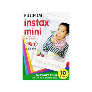 Fujifilm Instax Mini tūlītējas attīstīšanas filma 10 pcs 86 x 54 mm