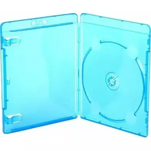 Amaray Blu-Ray case 14mm, light blue