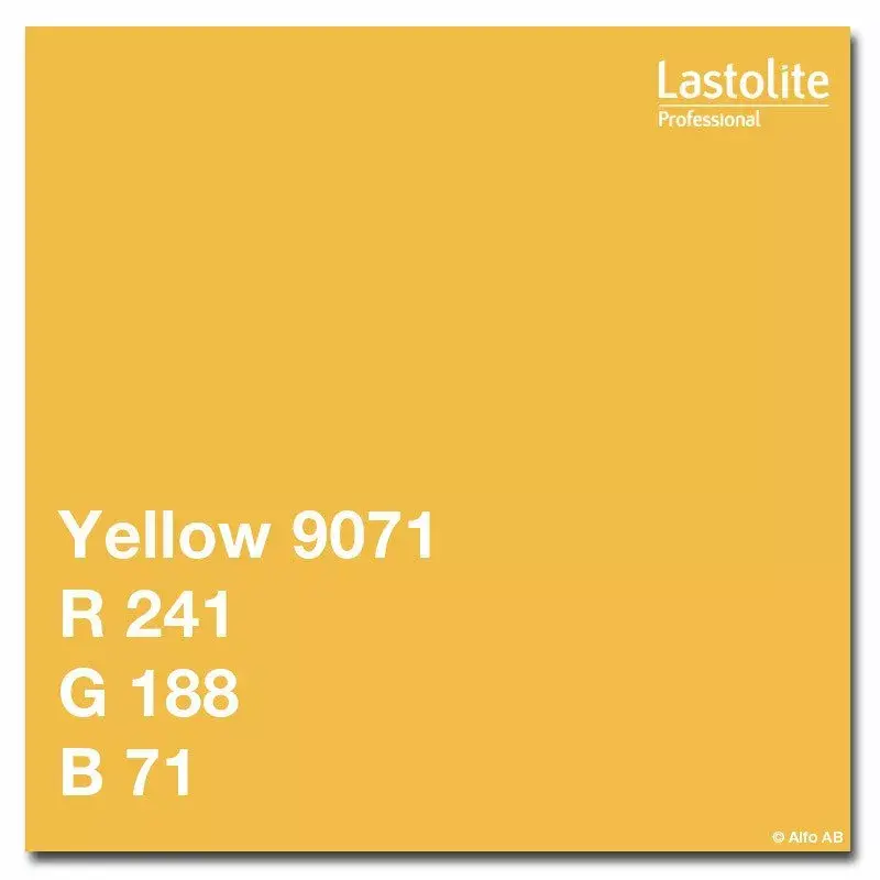 Lastolite Manfrotto 9071 yellow backdrop 2.72x11 m Photo 2