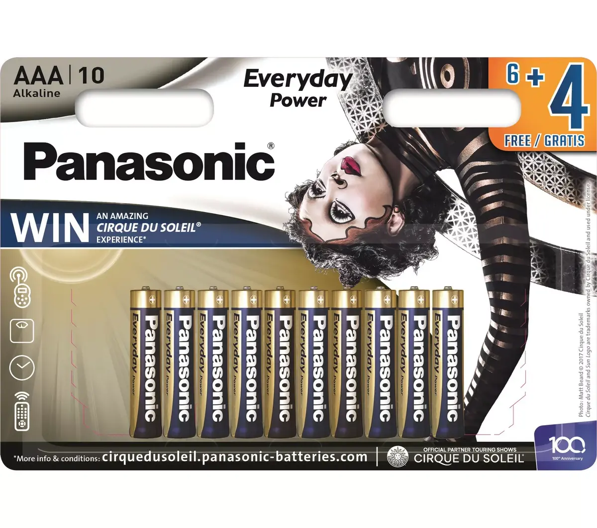 Panasonic LR03EPS/10BW sārmainās AA 10 gab. Photo 2