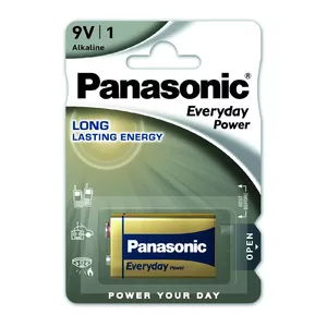 Батарея Panasonic Everyday Power 9V (щелочная) модель 6LR61EPS/1B