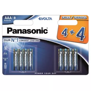 Батарея Panasonic AA Evolta LR03EGE/8B 8 шт Щелочная