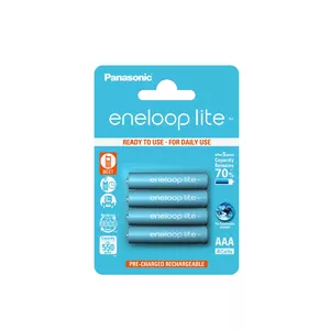 Перезаряжаемая NiMH батарея Panasonic BK-4LCCE/4BE, 1.2 В, синяя (блистера)