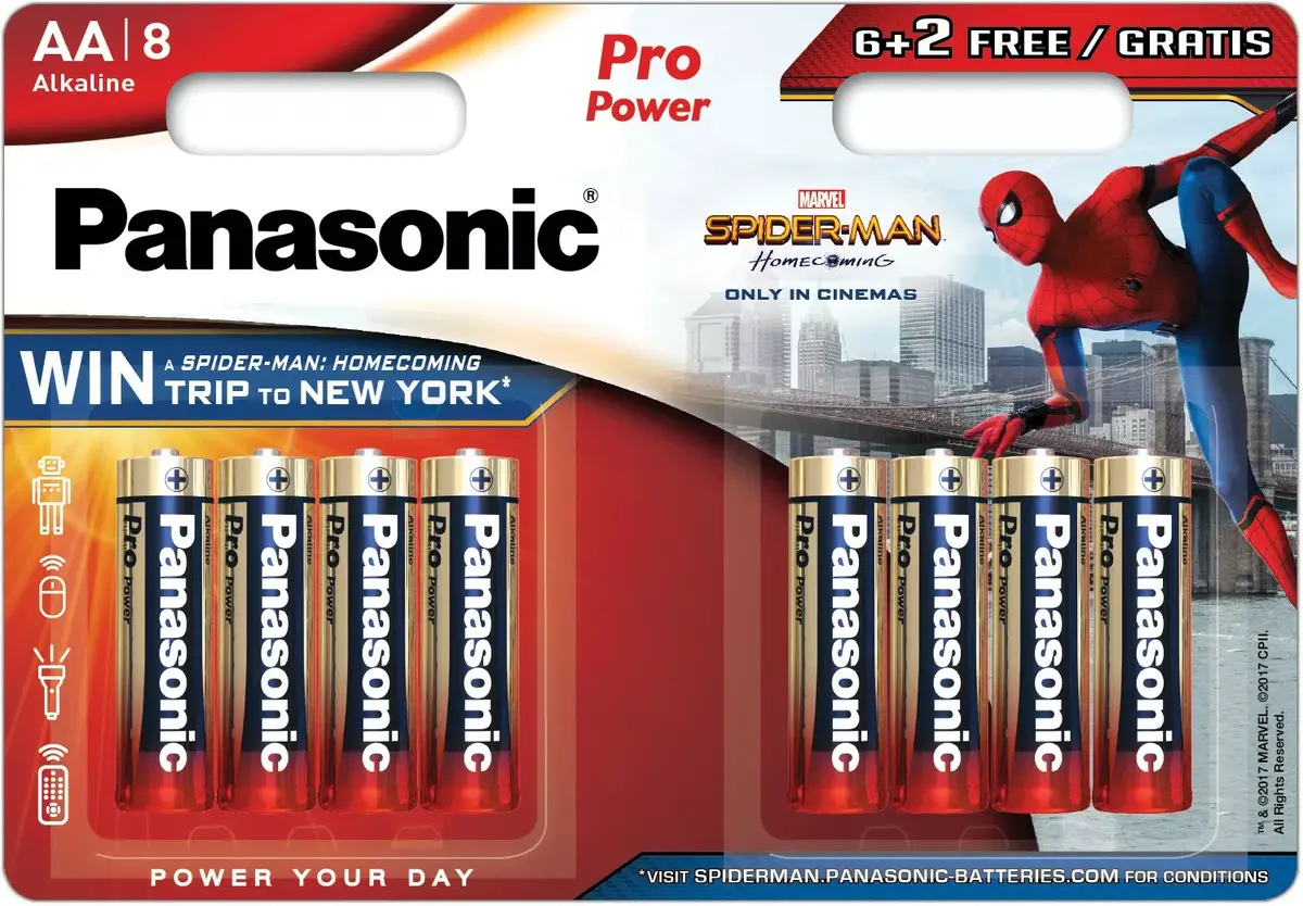 Panasonic Pro Power LR6PPG/8BW AA sārmainās 8 gab. Photo 3