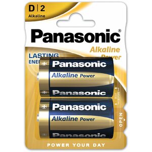 Panasonic Alkaline Power battery LR20APB/2BP
