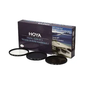 Camera filter set Hoya DIGITAL FILTER KIT II 6.7 cm Black