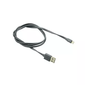 Кабель Canyon CNS-MFIC2DG Lightning на USB-A, 0.96 м, сертифицирован MFi, серебристый