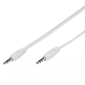 Vivanco 35811 audio cable 1 m 3.5mm White
