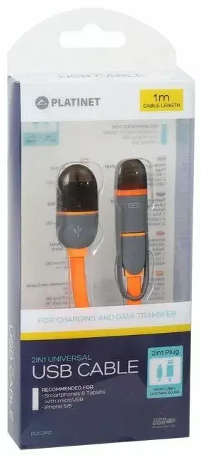 USB cable PLATINET microUSB/Lightning 1 m Photo 4