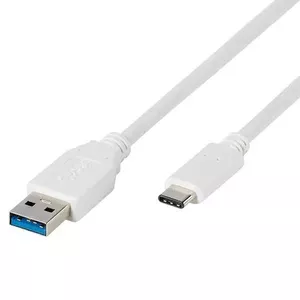 USB Cable Vivanco 45273 USB 3.2 Gen 1 1m USB C USB A White