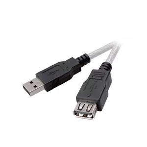 USB Cable Vivanco CE U5 18 1.8m USB A Transparent