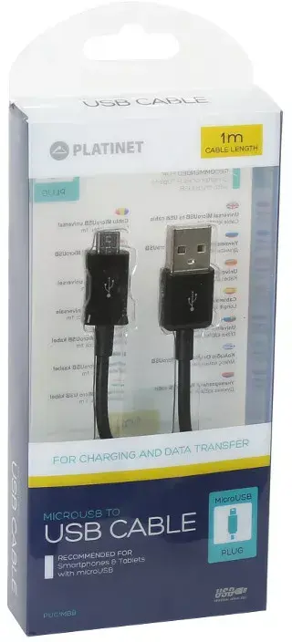 PLATINET Micro USB cable 42868 Photo 2