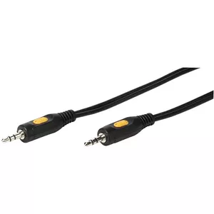 Vivanco 46/10 075 audio cable 0.75 m 3.5mm Black