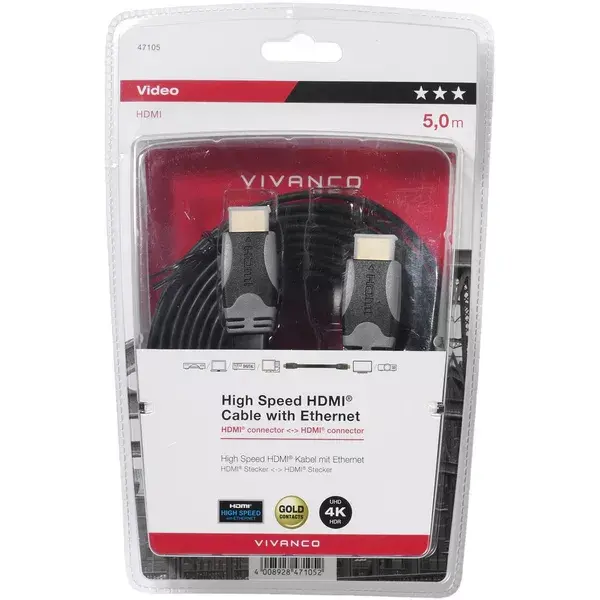 HDMI Cable Vivanco 47/10 50FG Photo 2