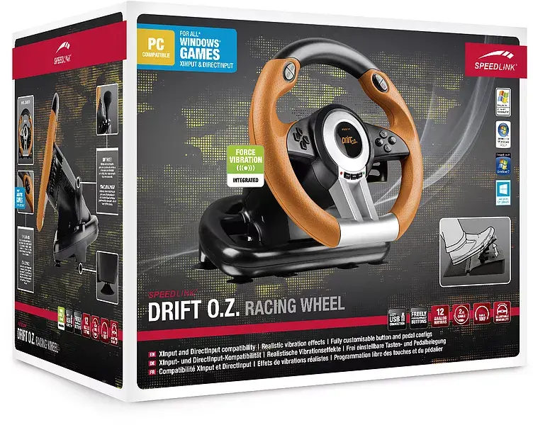 Руль + Педали Speedlink DRIFT O.Z. Photo 4