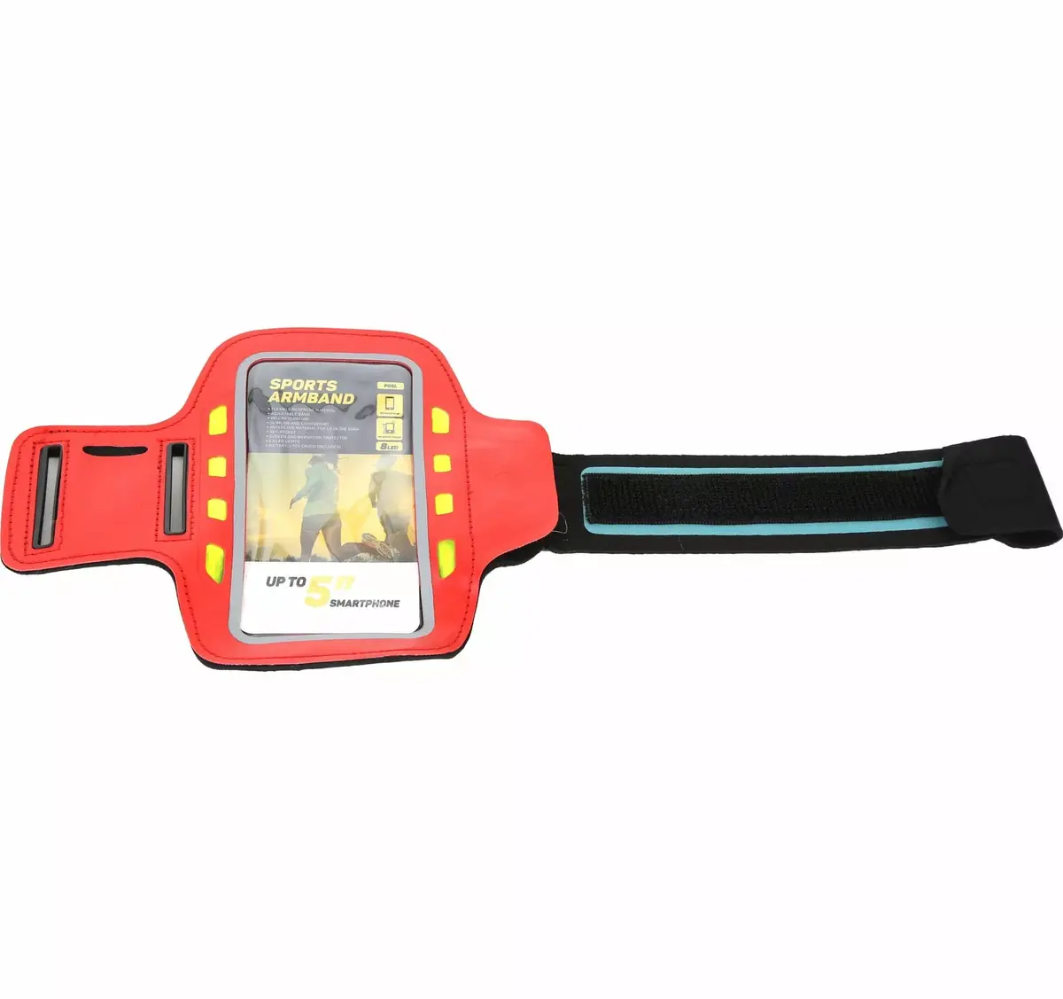 Sporta aproce PLATINET Sport Armband 43708 LED Red Photo 2