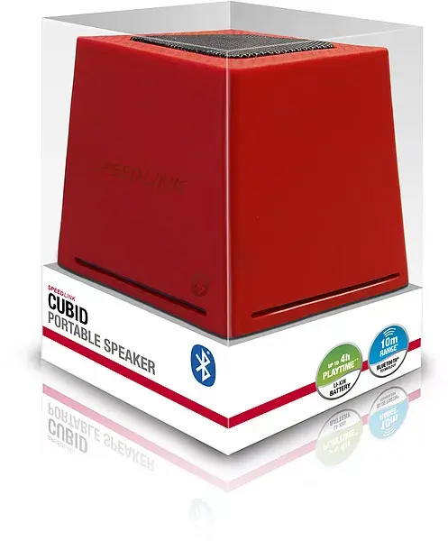 Моно портативный динамик SPEEDLINK CUBID SL-8904-RD Photo 3