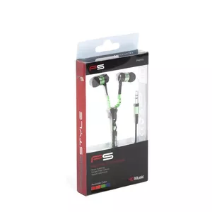 Freestyle FH2111G headphones/headset Wired In-ear Music Green