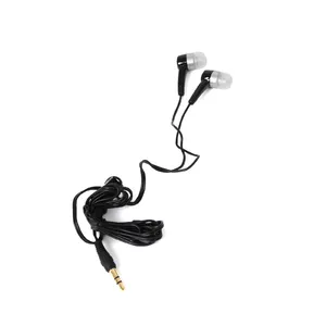 Freestyle Earphones with in-line Microphone, Bass Enhancing System, Black, Standard 3.5mm Jack Connection, Cable 110cm