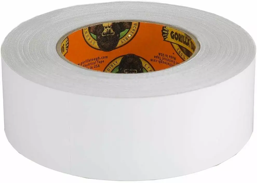 Gorilla tape White 27 m — izturīga auduma lente Photo 2