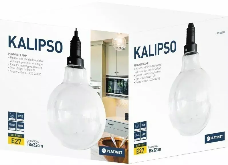 Потолочный светильник PLATINET Kalipso PPL08CH Photo 2
