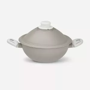 Cookware Pensofal White Diamond Vapsi 24 cm pot with two handles and lid