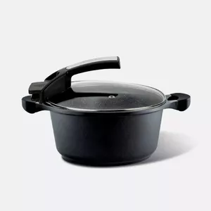 Saucepan Pensofal Saxum 20 cm with glass lid — Pensofal Saxum 20cm saucepan