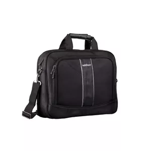 Portfelis Addison 309014 klēpjdatoram 14.1" (35.8 cm) – neilons, 3 nodalījumi, plecu siksna, melns