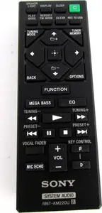 Remote control Sony RMT-AM420U compatible with various Sony devices — replacement remote