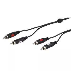 Audio Cable Vivanco 46/00 50 5m 2xRCA Black