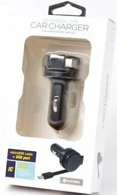 Авто зарядное PLATINET PLCRRCC 2.4A USB Photo 3