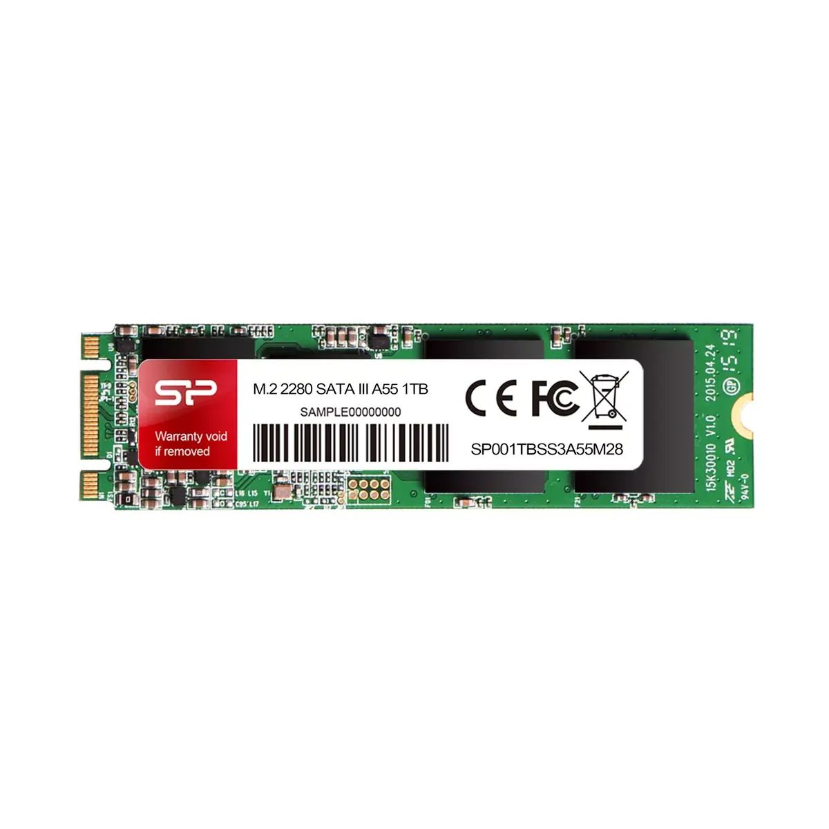 SSD M.2 SATA III Silicon Power 128 ГБ SP128GBSS3A55M28 Photo 2