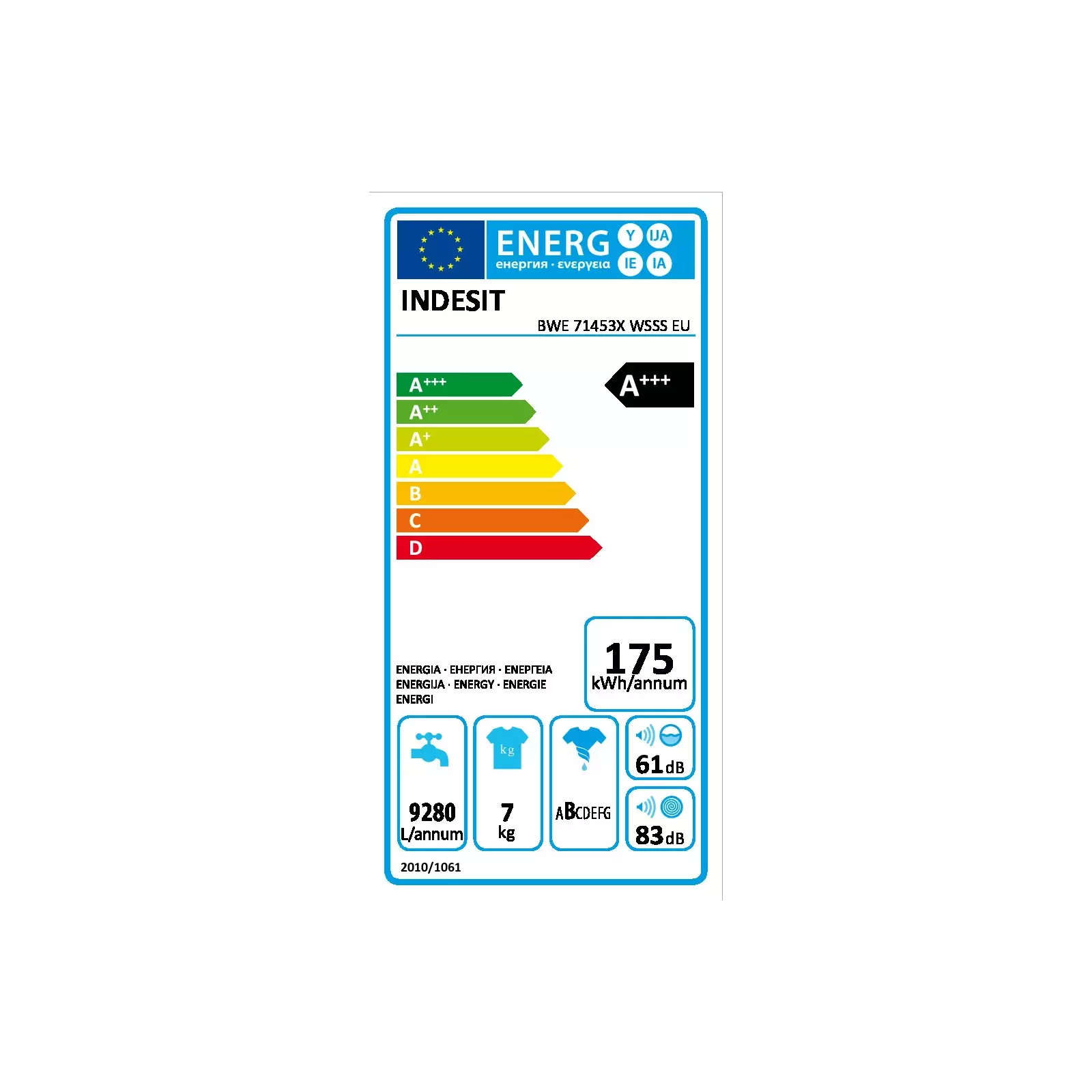 INDESIT BWE 71453X WSSS EU Photo 8