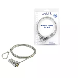 LogiLink Notebook Security Lock w/ Combination cable lock 1.5 m