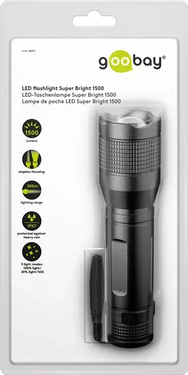 Универсальный фонарь Goobay LED 1500 люмен Photo 4