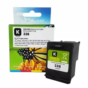 Static Control Analog Hewlett-Packard 338 (C8765EE) Ink Cartridge, Black