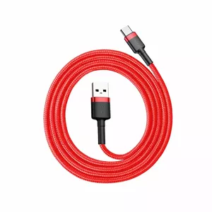 Mobile Phone Cable Baseus 6953156278219 Red 1m USB A USB C