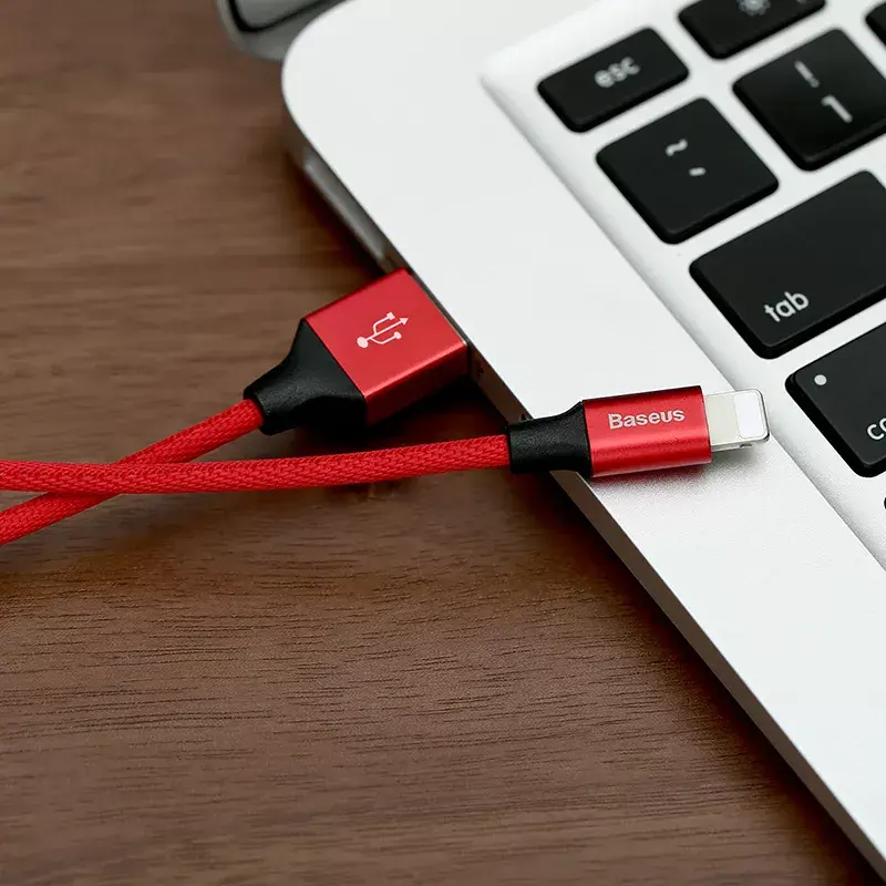 USB-A uz Lightning kabelis Baseus Yiven 1.8 m Photo 2